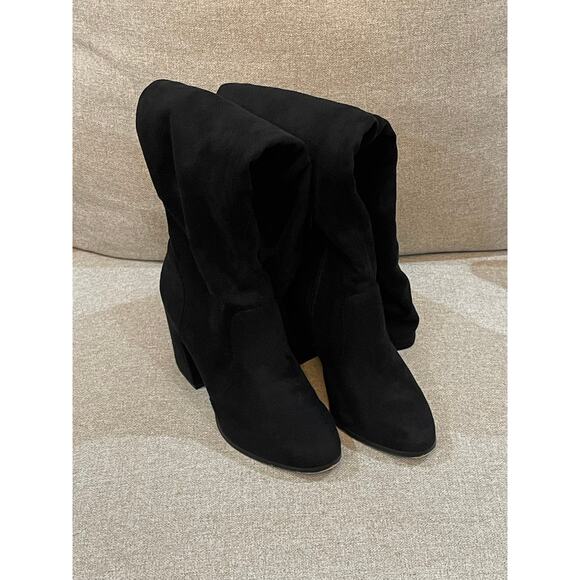 Jessica Simpson Womens Brixten Faux Suede Tall Over-The-Knee Boots Size 8.5 - Picture 2 of 10